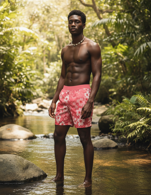 Petal Men's Swim Trunks Men's Swim Trunks — Dripper