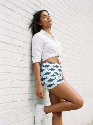 Whale Shark Bikinis short shorts