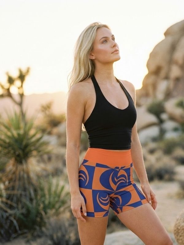 Bicolor Collection yoga shorts