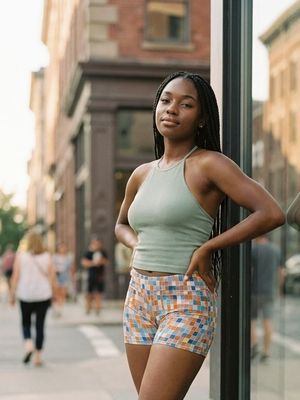 Kaleido Short Shorts Short Shorts — Lolekai