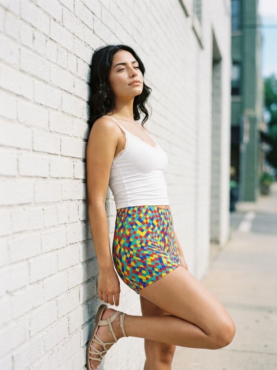 Pixel Short Shorts Short Shorts — Lolekai