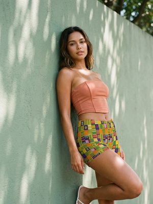 African Collection short shorts