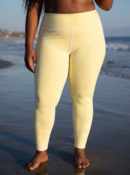 Cream Leggings Plus Size Leggings — Lolekai