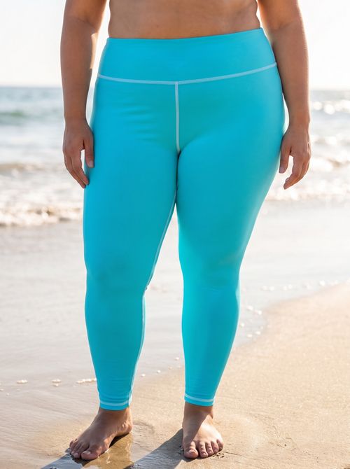 Neon Aqua Leggings