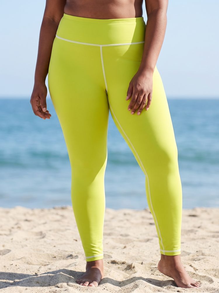 Runway Chartreuse Plus Size Leggings