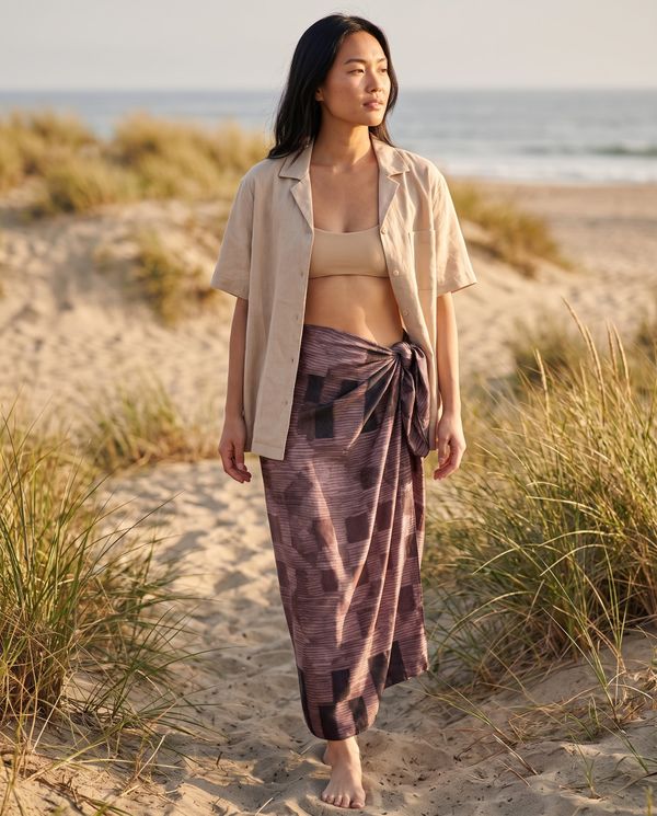 Burnished Lilac Masai Long Sarong