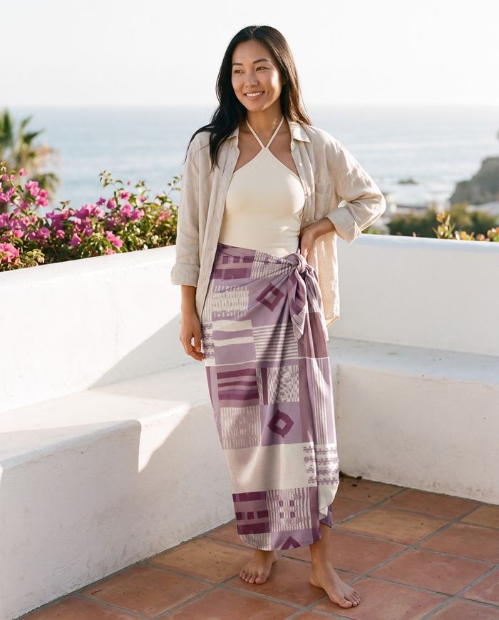 Sarong — Burnished Lilac Ubuntu Sarong