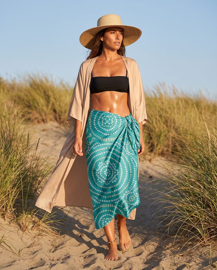 Sarong — Lagoon Bandhani Sarong