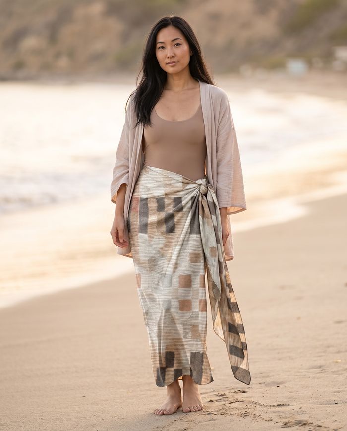 Sarong — White Onyx Masai Sarong