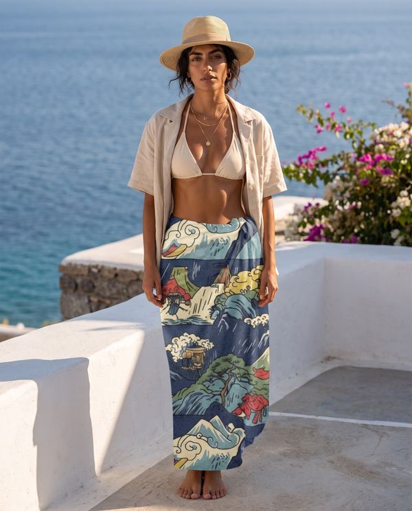 Hiroshige Collection sarongs