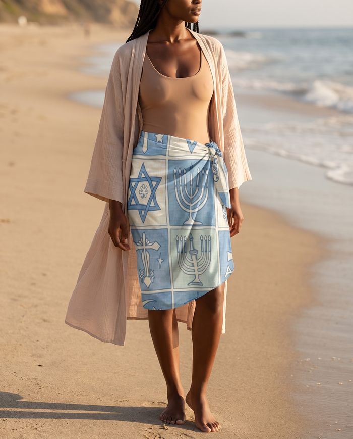 Sarong — Blue Aura Unity Sarong