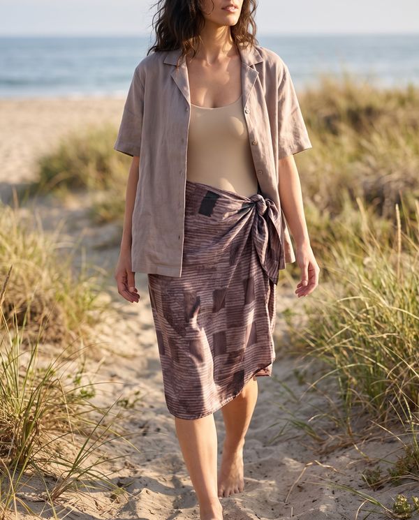 Burnished Lilac Masai Short Sarong