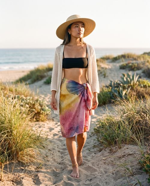Pigment Drift short sarongs