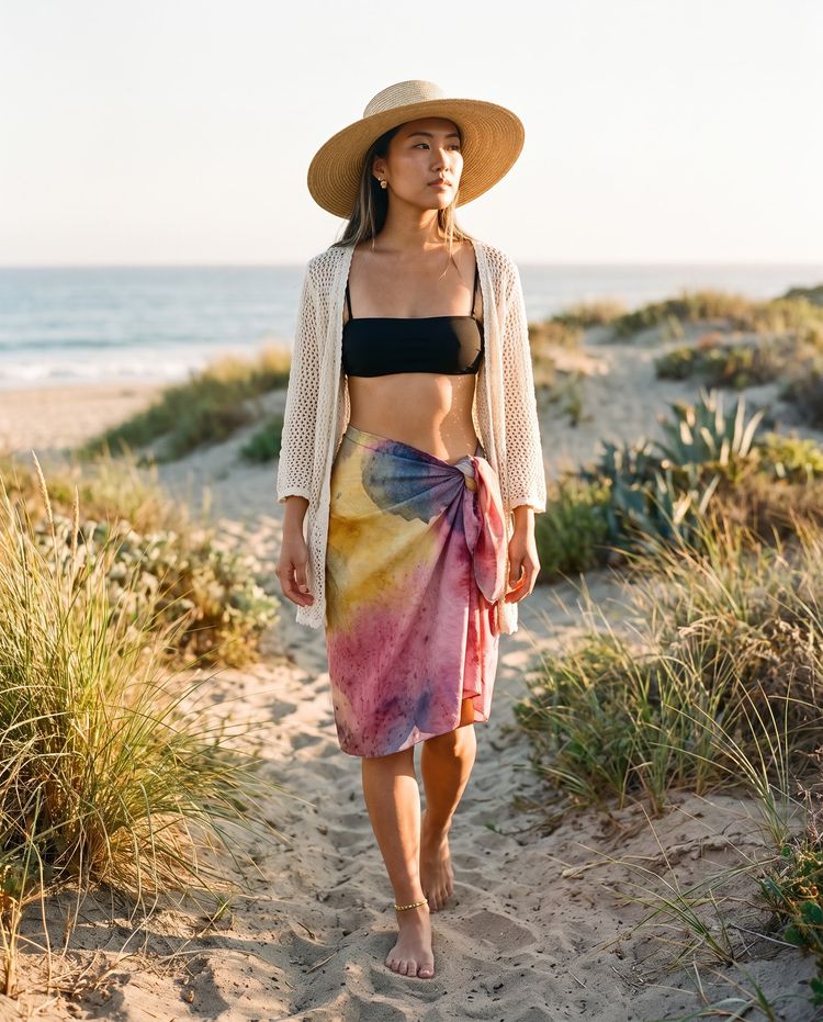 Pigment Drift short sarongs