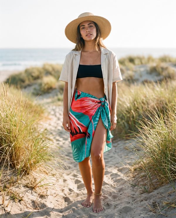 Flamingo Collection short sarongs