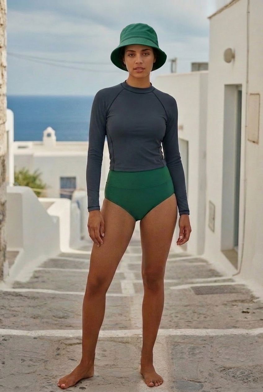 Shop the look in Bottle Green