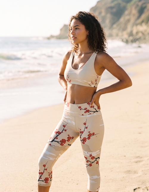 Hikari Leggings Capri Yoga Leggings — Lolekai