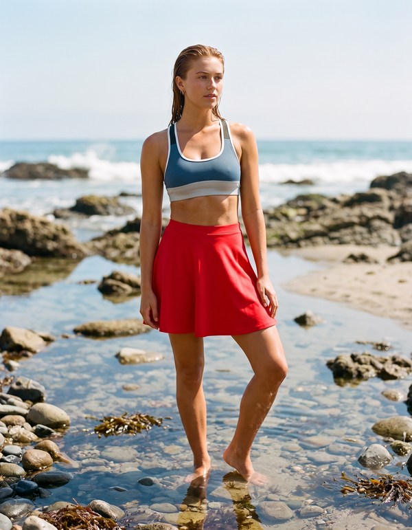 Swim Sports Bra + Swim Skirt