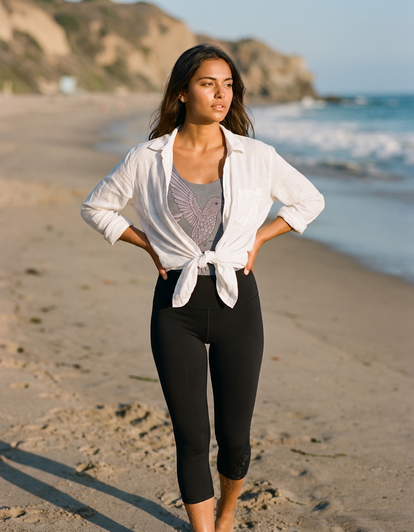 One-Piece + Swim Capri Leggings