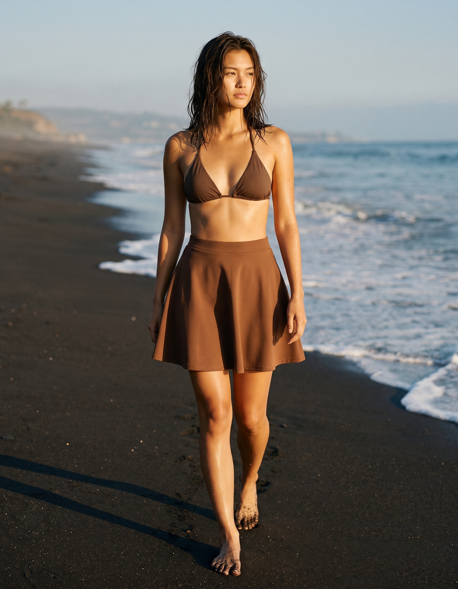 Bikini Top + Swim Skirt