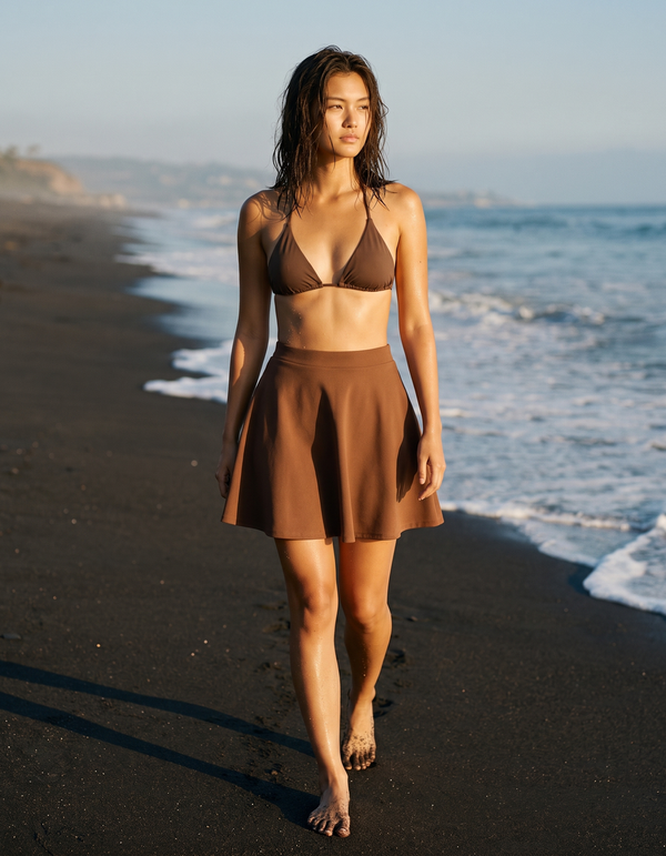 Bikini Top + Swim Skirt