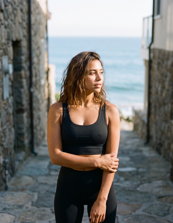 Swim/Gym Sports Bra + Capri Leggings
