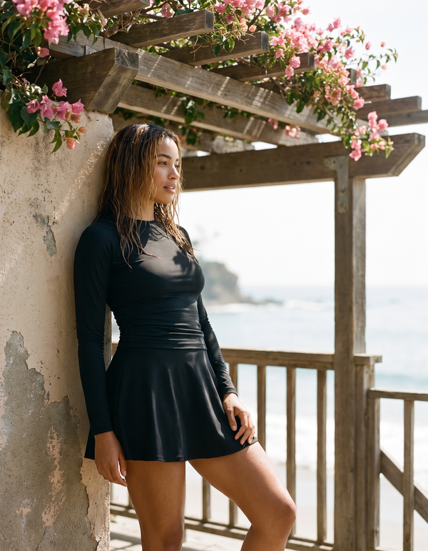 Rashguard + Swim Skirt