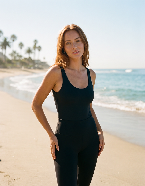 One-Piece + Swim Capri Leggings