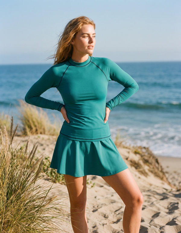 Rashguard + Swim Skirt