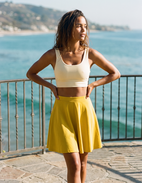 Swim Sports Bra + Swim Skirt
