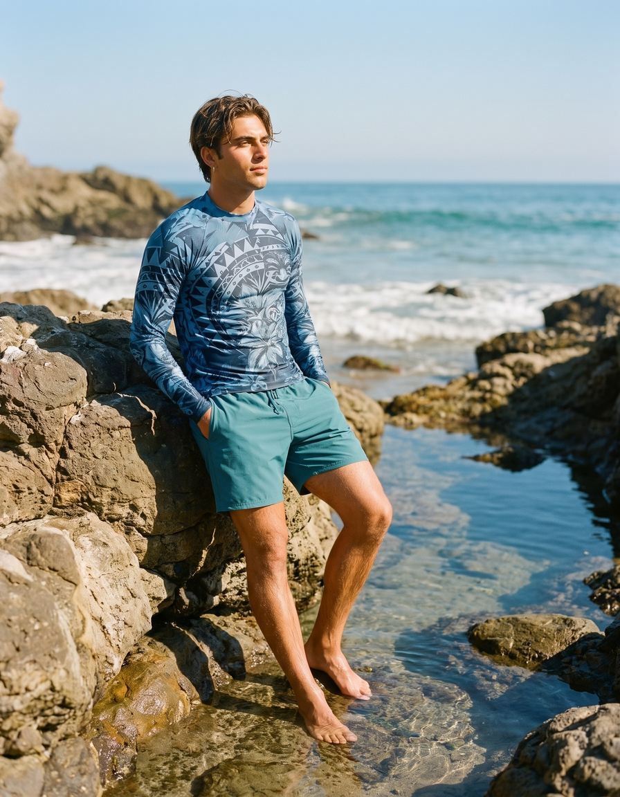 Rashguard + Swim Trunks