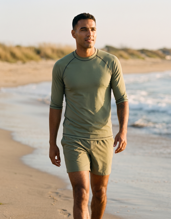 Rashguard + Swim Trunks
