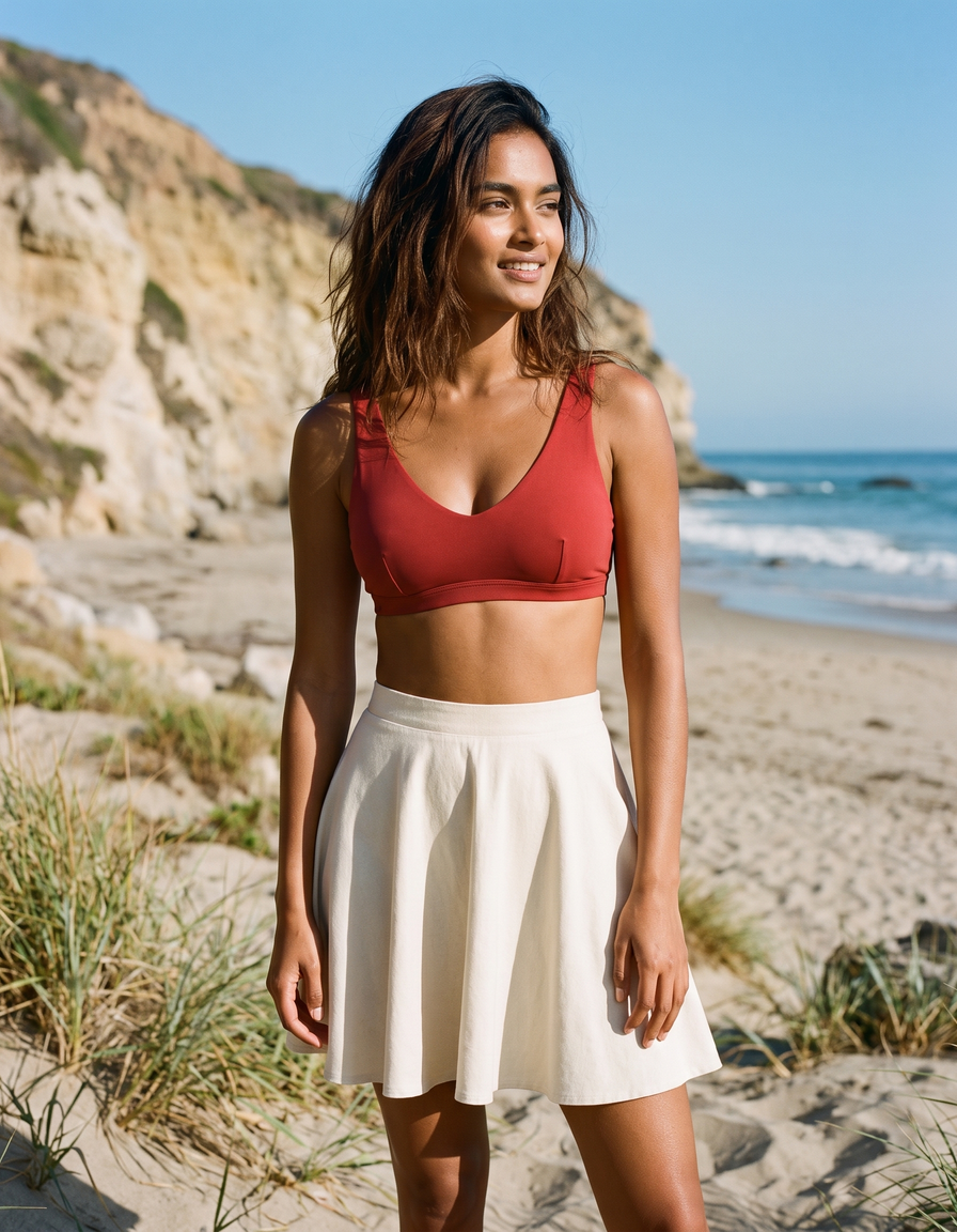 Bikini Top + Swim Skirt