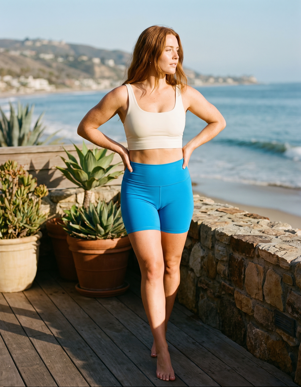 Swim Sports Bra + Swim Biker Shorts