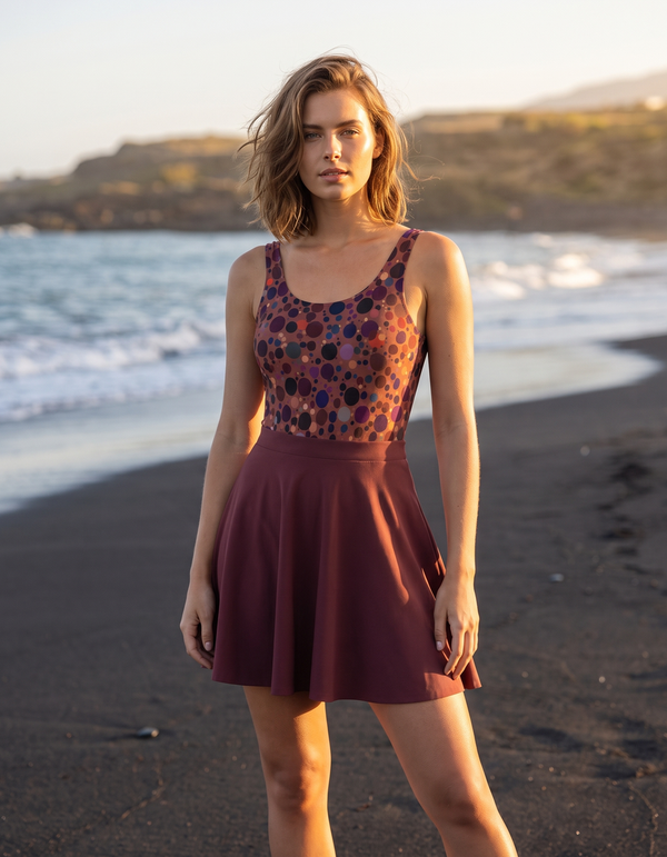 One-Piece + Swim Skirt