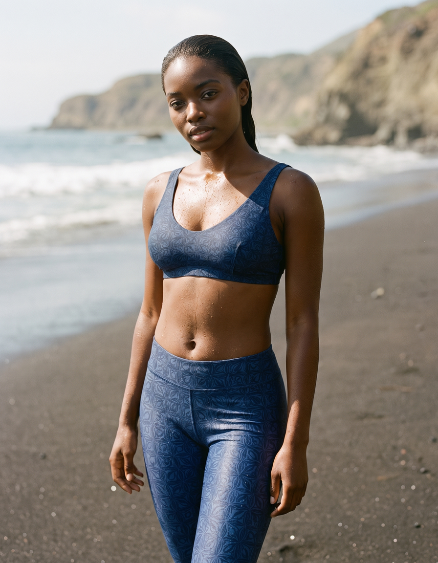 Bikini Top + Swim/Gym Leggings