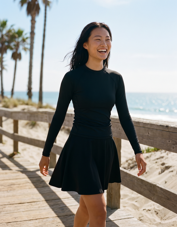 Rashguard + Swim Skirt