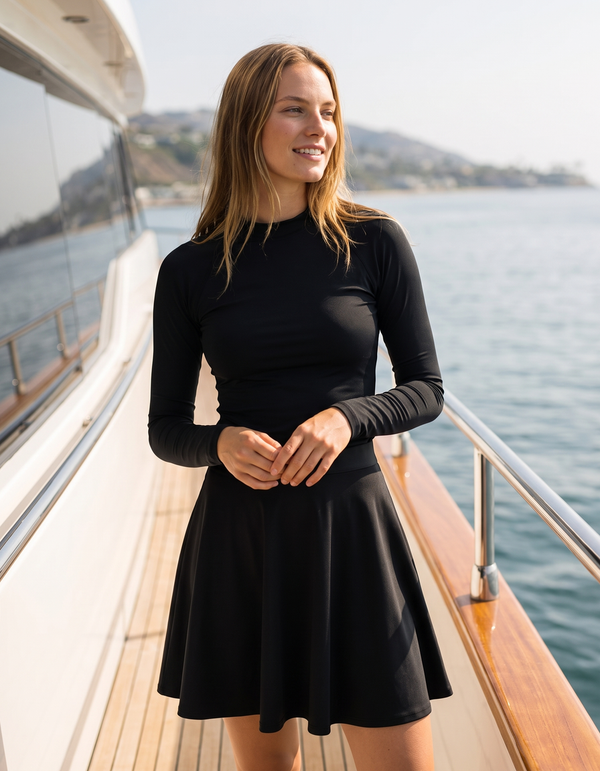 Rashguard + Swim Skirt