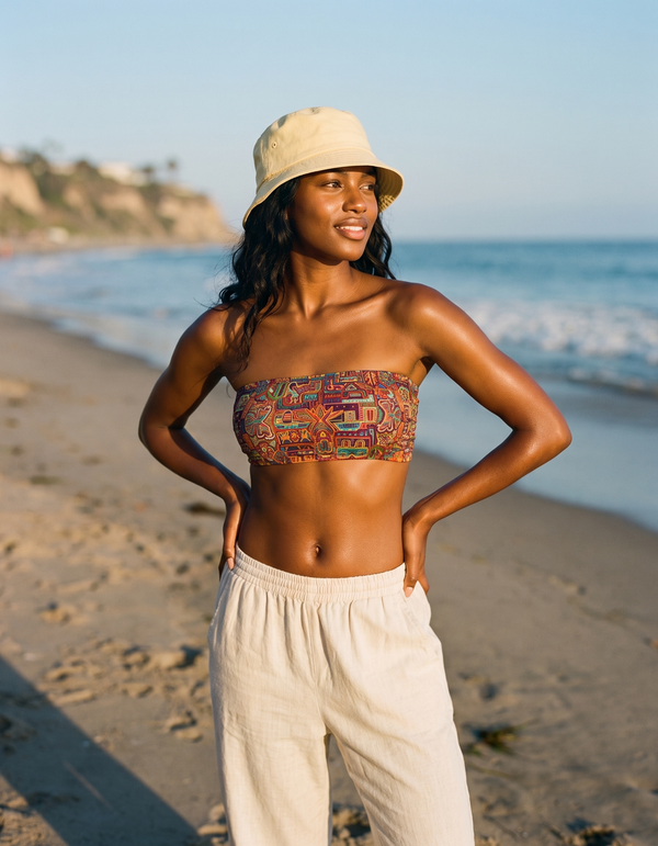 Bikini Top + Bucket Hat