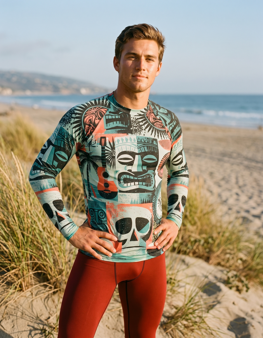Carnelian Leggings Men's Leggings — Lolekai
