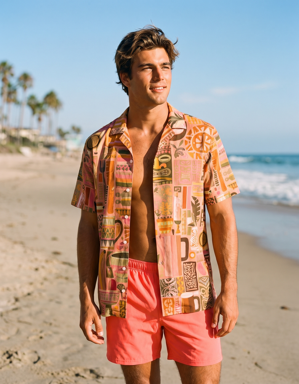 Hawaiian Shirts + Swim Trunks