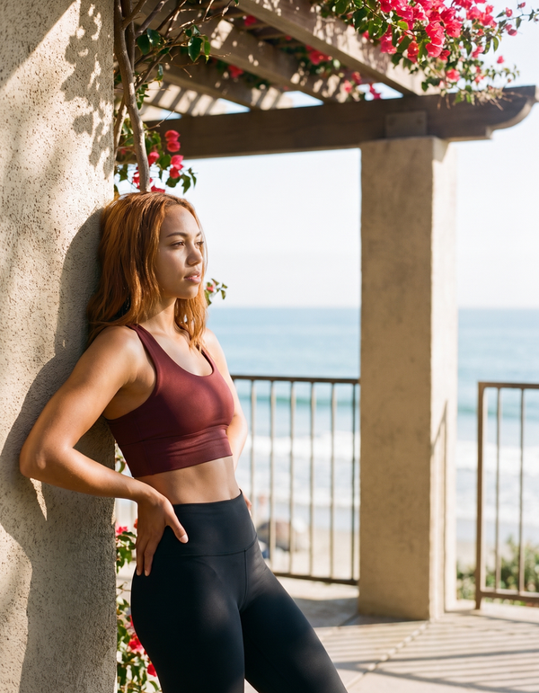 Swim/Gym Sports Bra + Capri Leggings