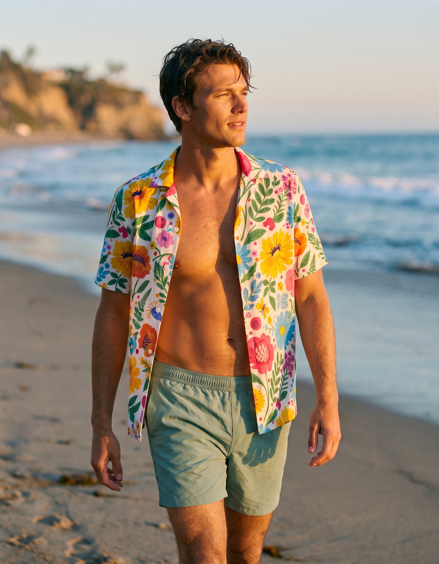 Hawaiian Shirts + Swim Trunks — view 1 of 5