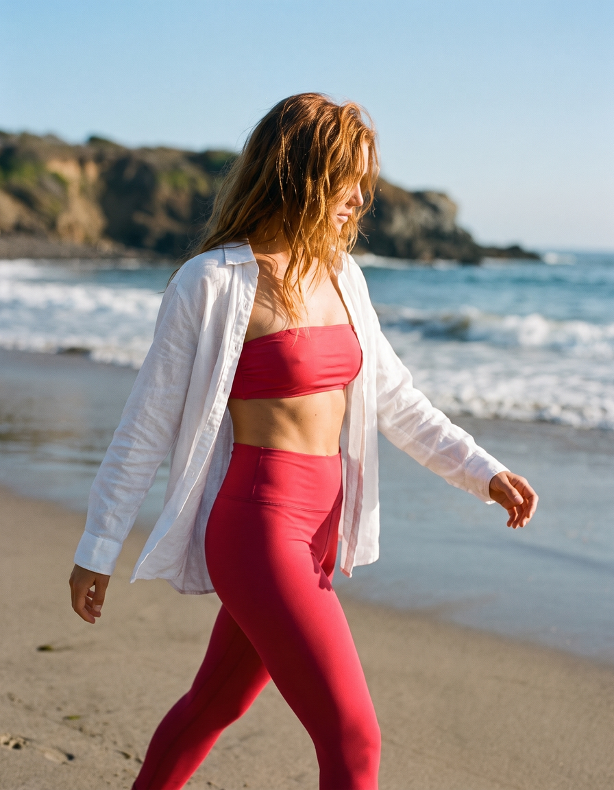 Bikini Top + Swim/Gym Leggings — view 1 of 5