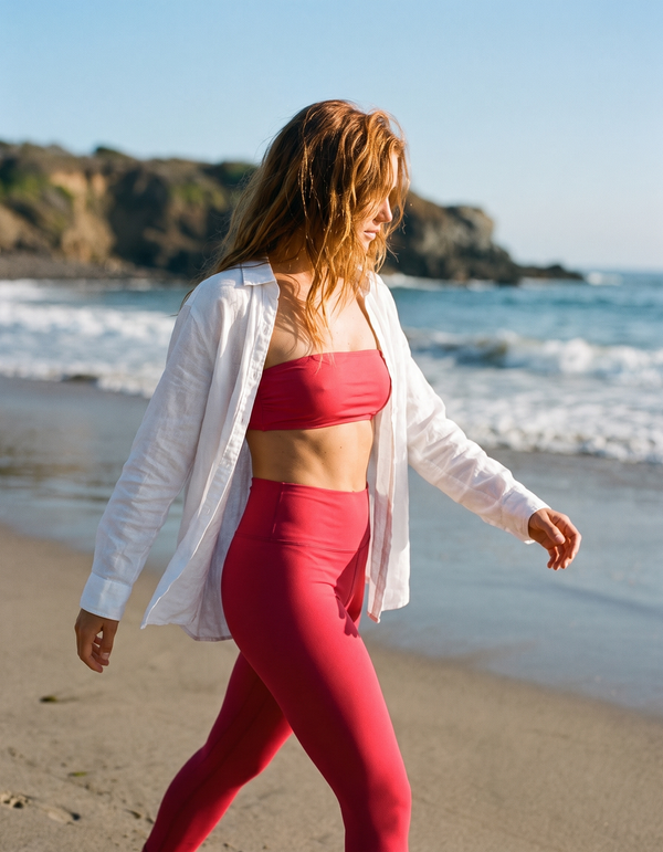 Bikini Top + Swim/Gym Leggings