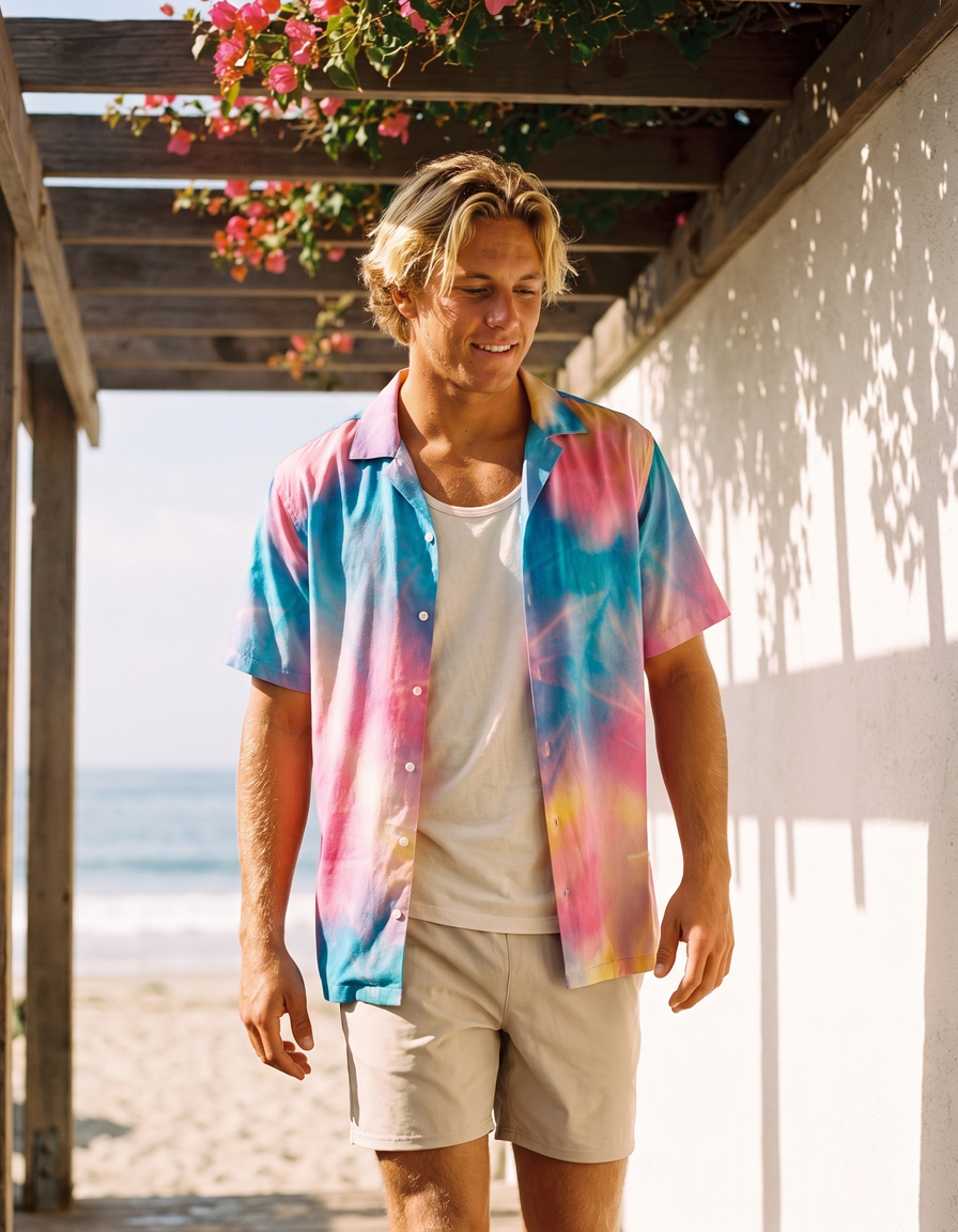 Hawaiian Shirts + Swim Trunks + Tank Top — view 1 of 7