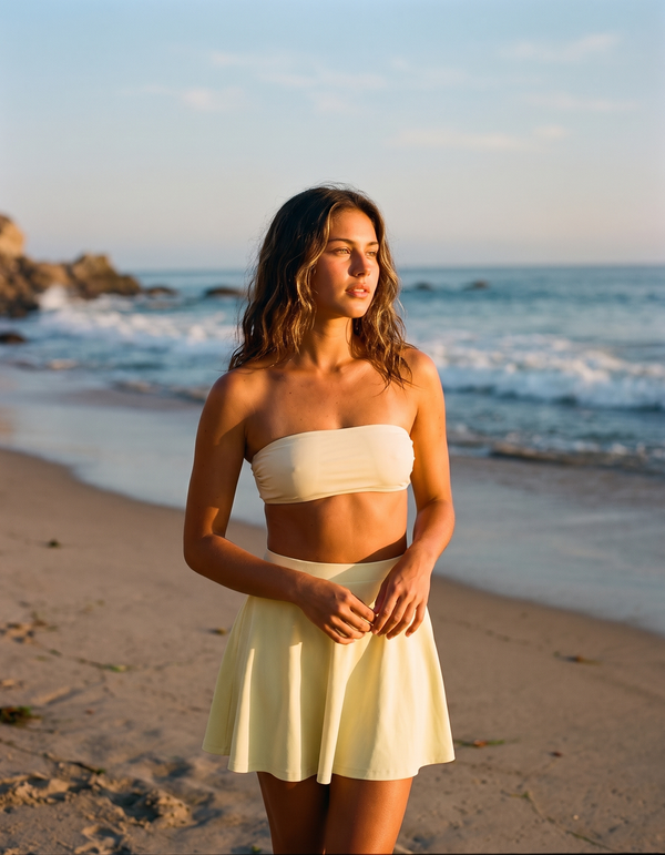 Bikini Top + Beach Skirt