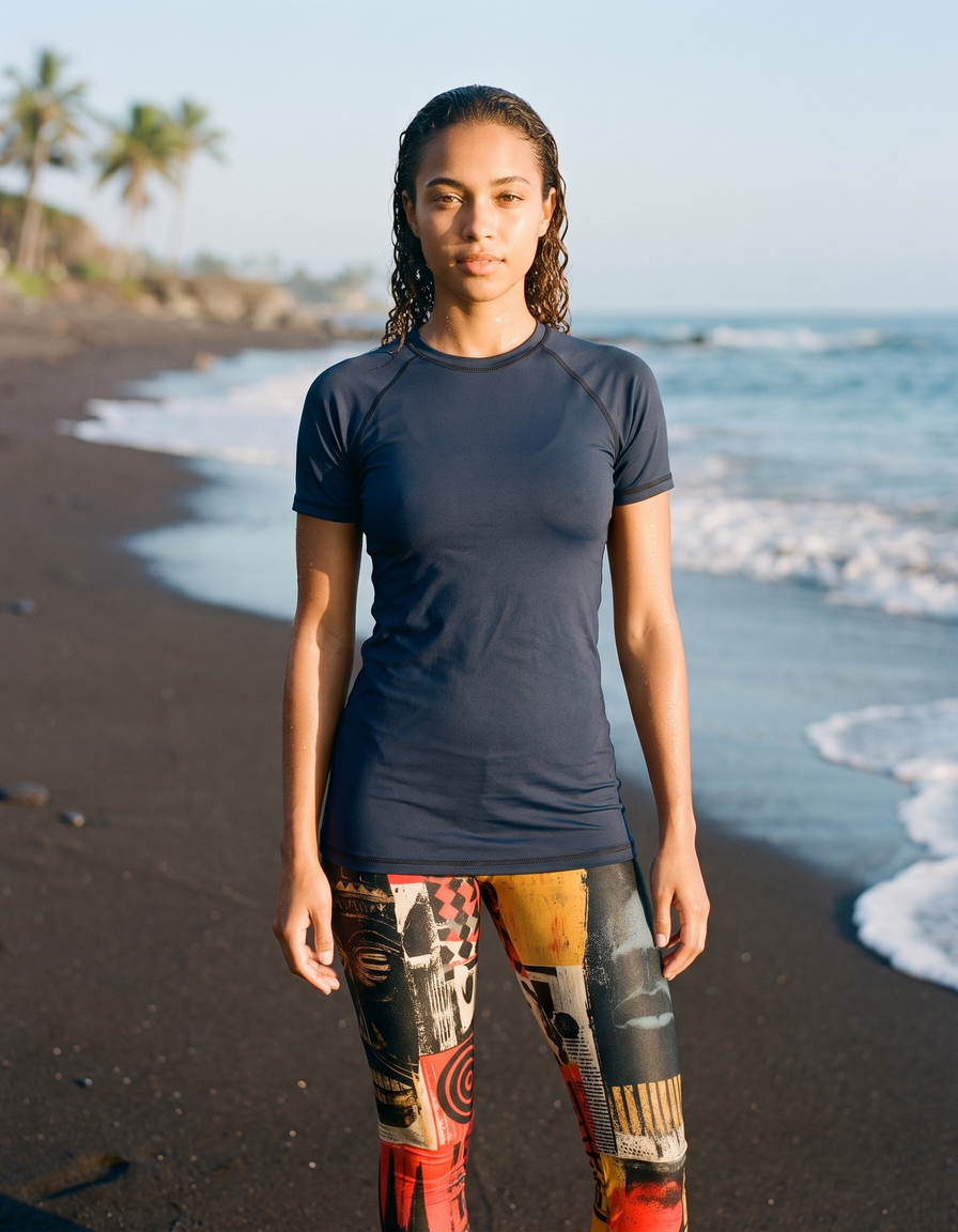 Capri Leggings + Short Sleeve Rashguard