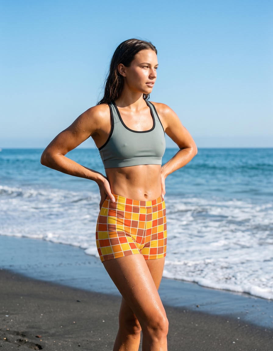 Swim/Gym Sports Bra + Shorts — view 1 of 4