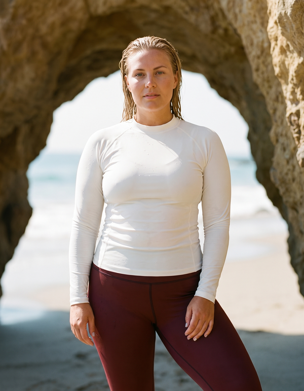 Rashguard + Swim/Gym Plus Size Leggings